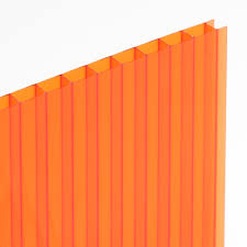 POLICARBONATO GLANZE 12.20x2.10x8MM #NARANJA